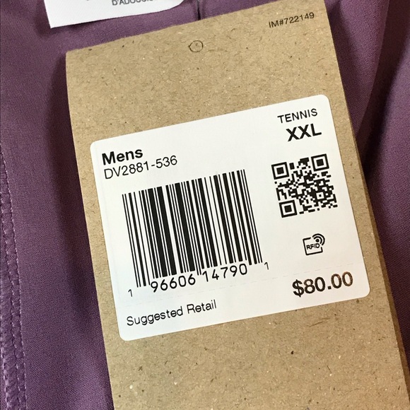 Nike Court Dri-Fit ADV Rafa Nadal 7” Violet Tennis Shorts Mens Sz XXL DV2881-536 - Picture 6 of 12